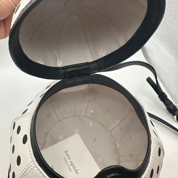 Kate Spade Tea Party Polka Dot Teapot Crossbody Bag - Picture 7 of 7